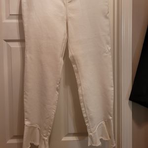 HUE White Jeggings, sz. L